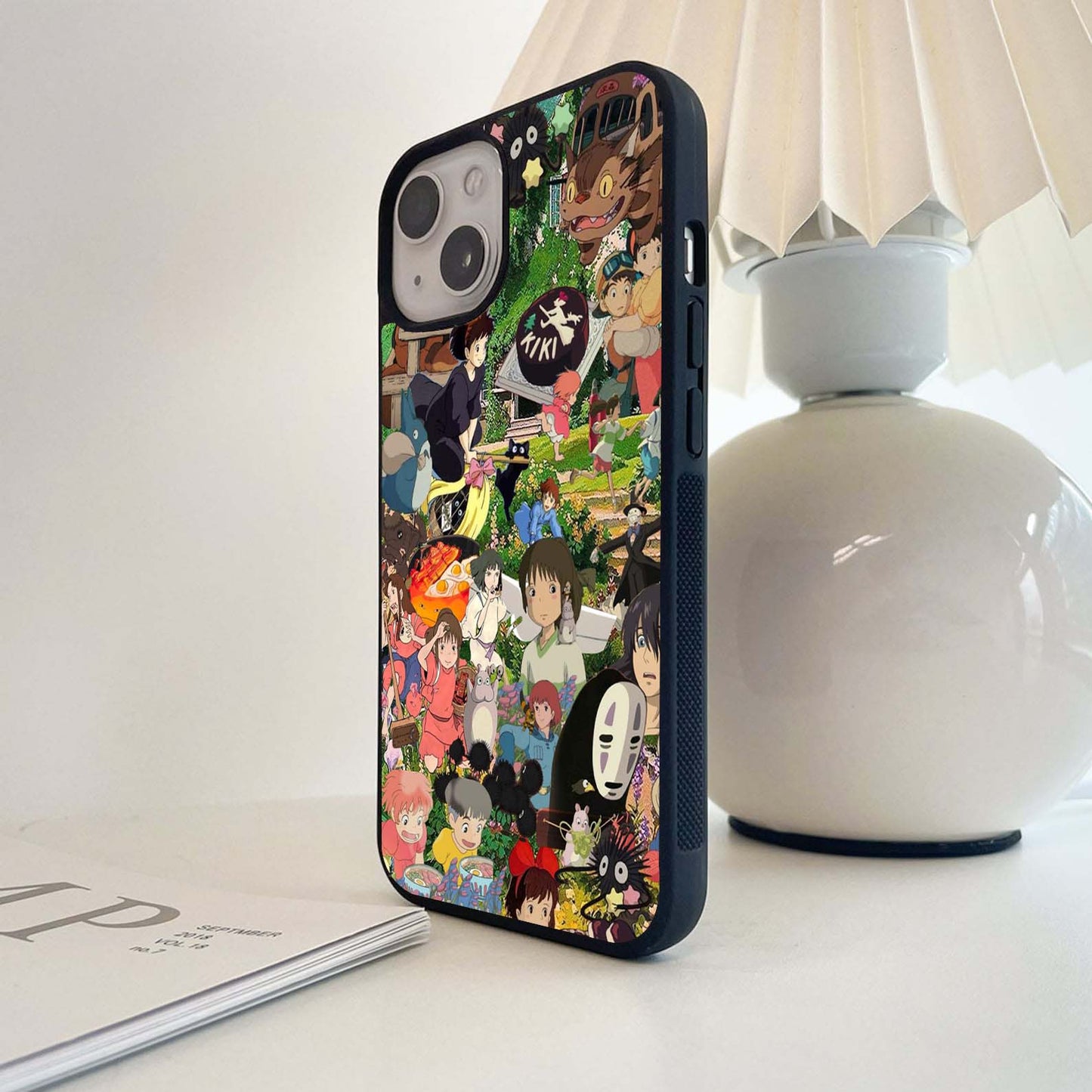 Spirited Away Collage Glass Case
