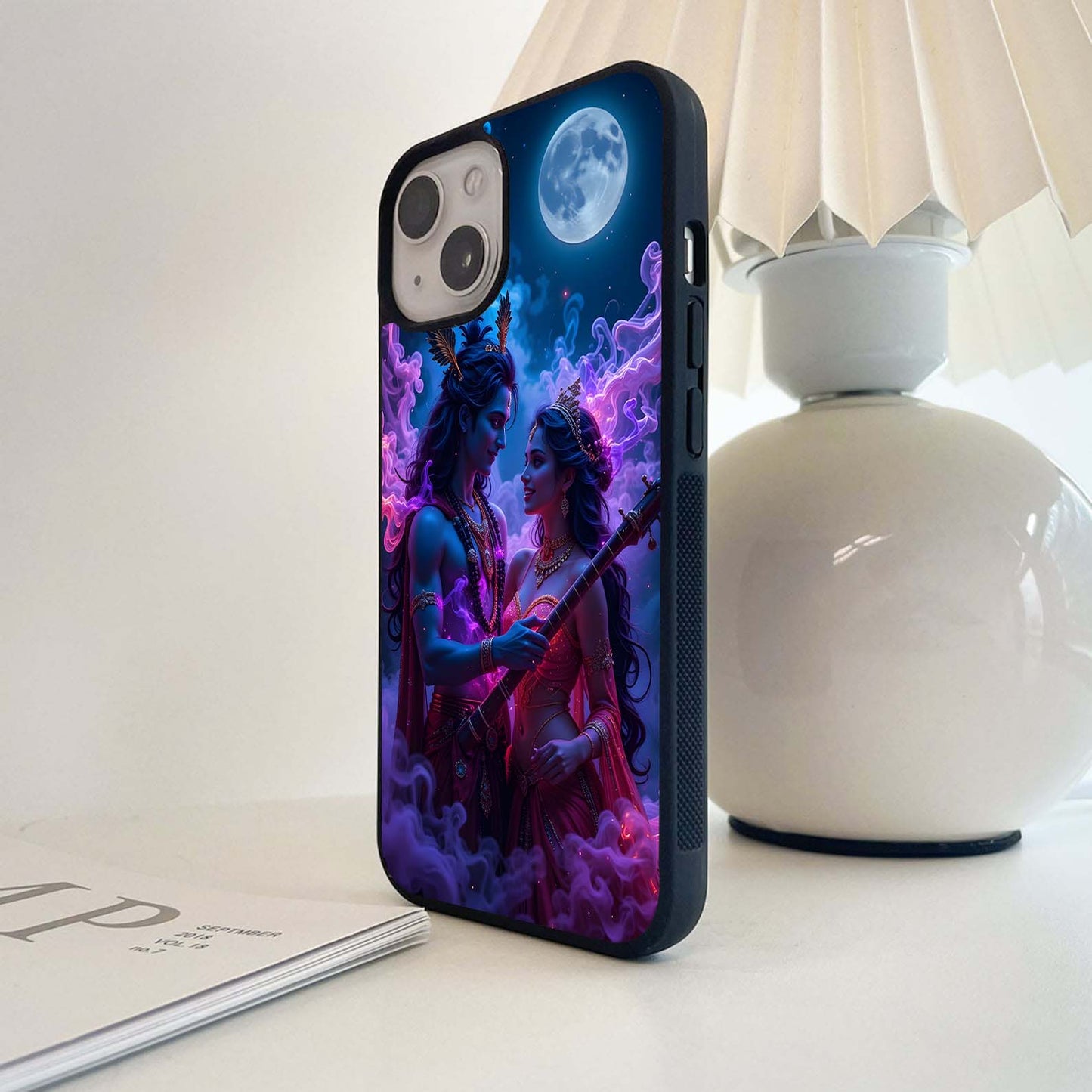 Krishna Neon Souls Glass Case
