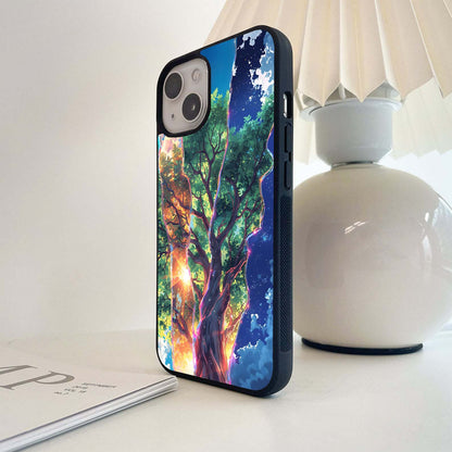 Split Sky Canopy Glass Case
