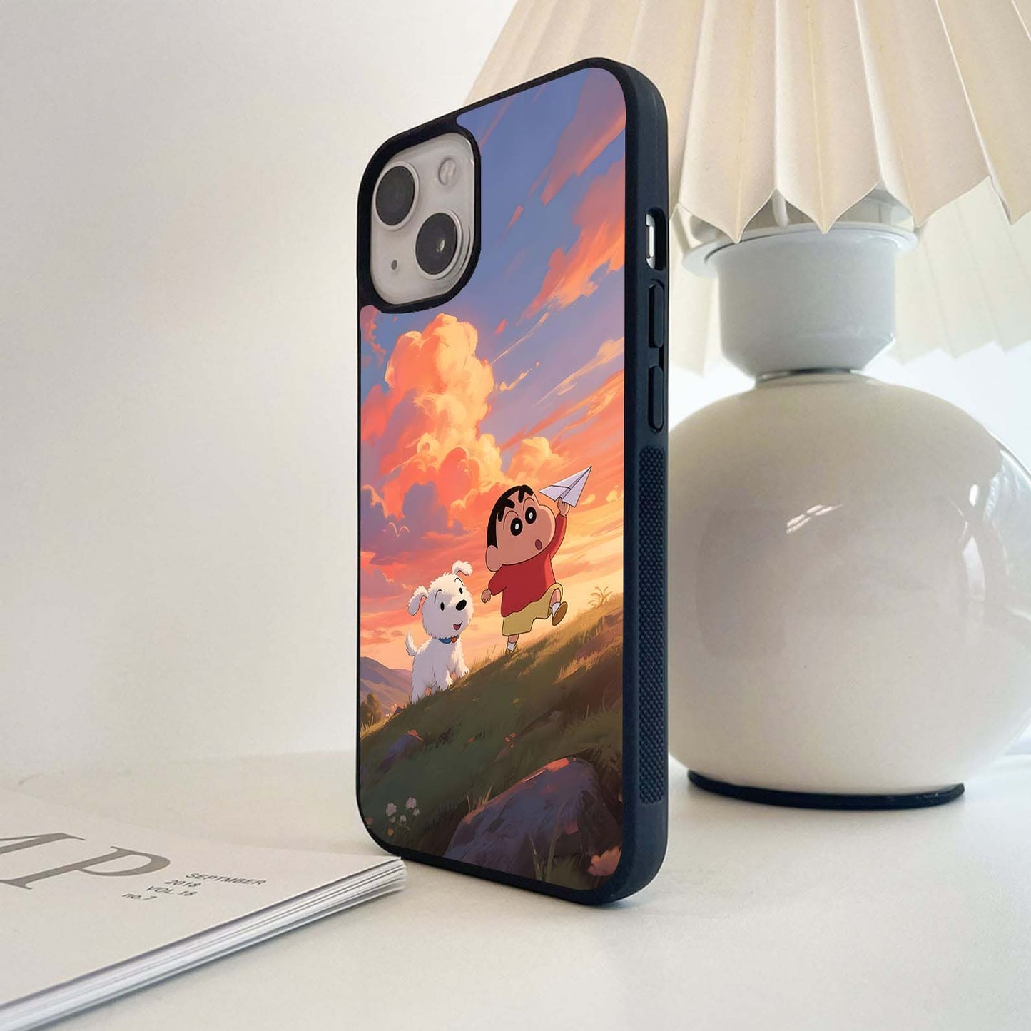 Shinchan Sky Run Glass Case
