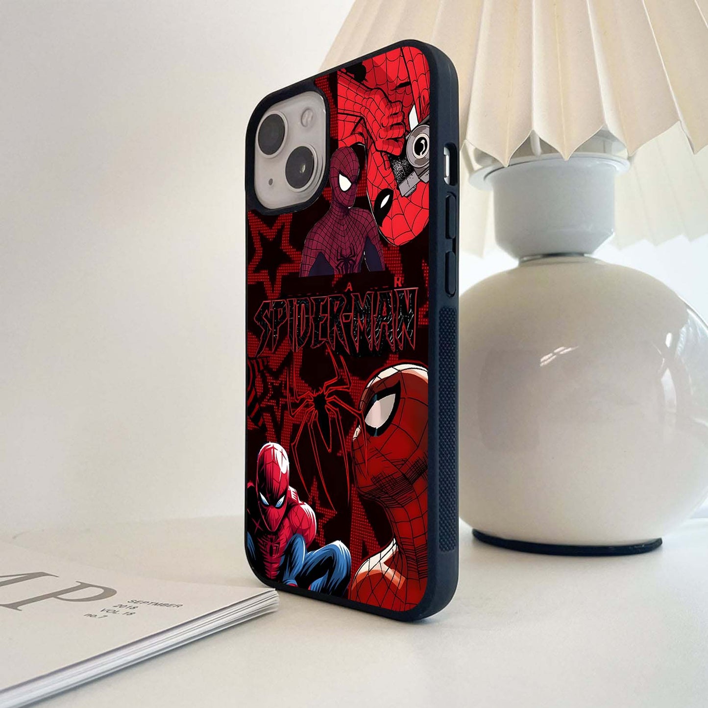 Spiderman Web Chaos Glass Case