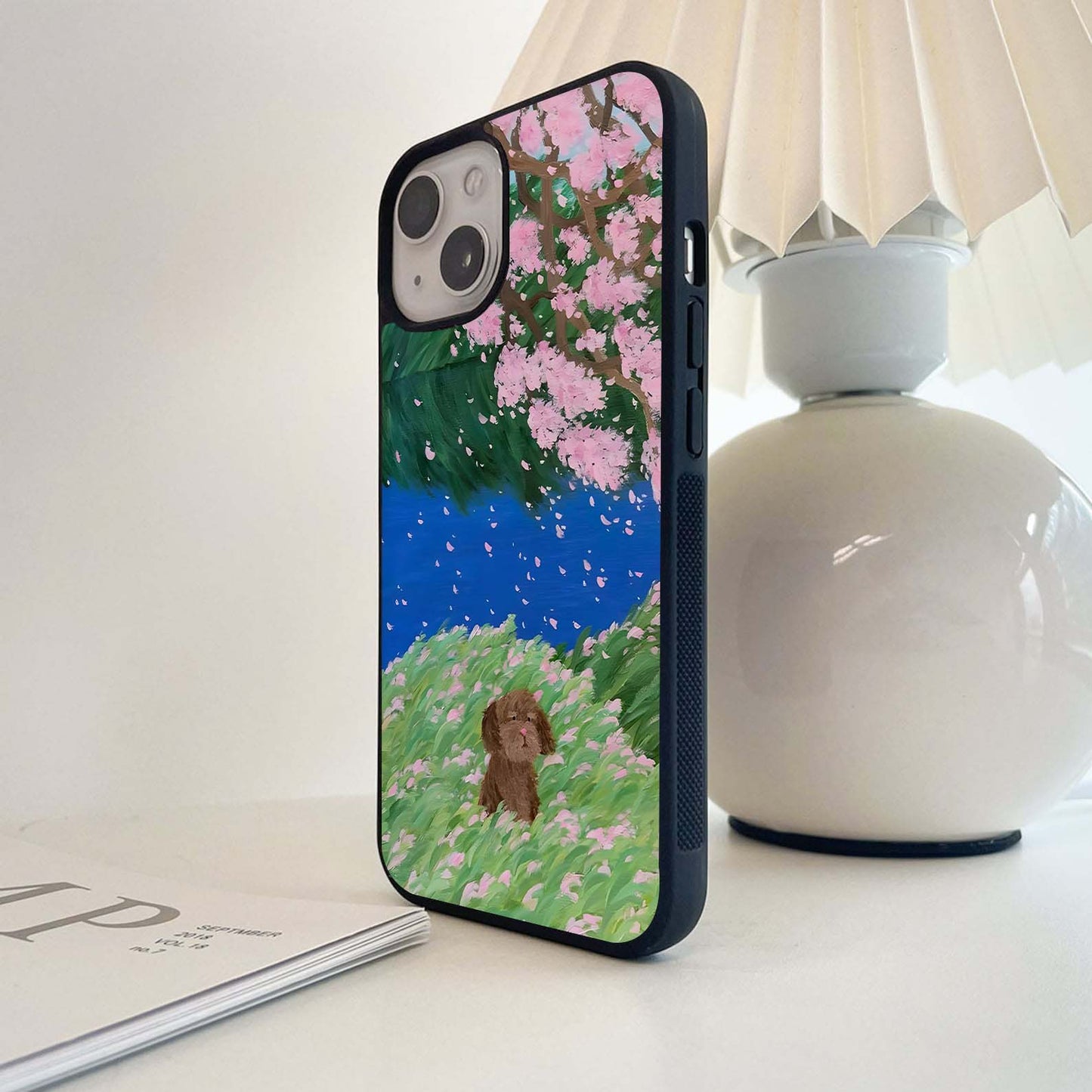 Cherry Blossom Calm Glass Case