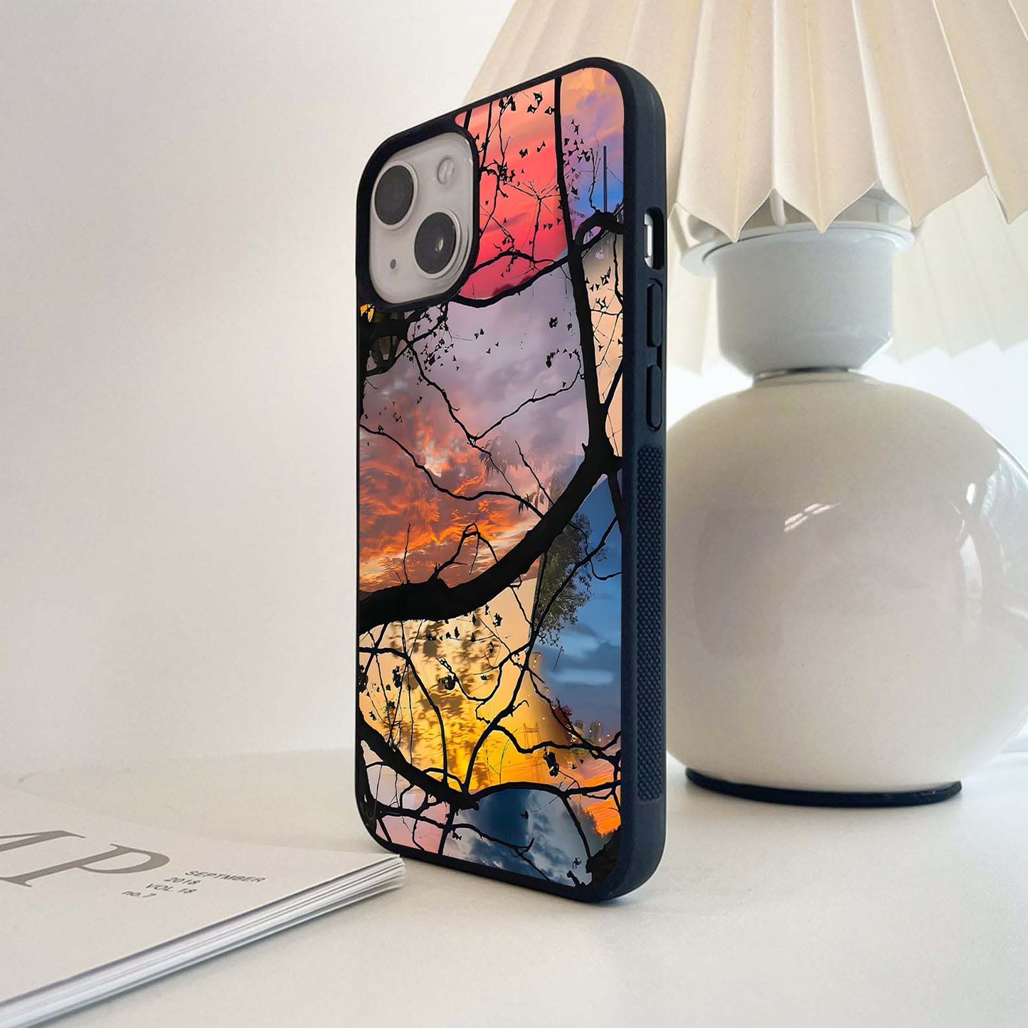 Twilight Glass Branches Glass Case