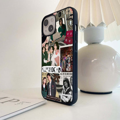 Aesthetic All Of Us Are Dead Glass Case
