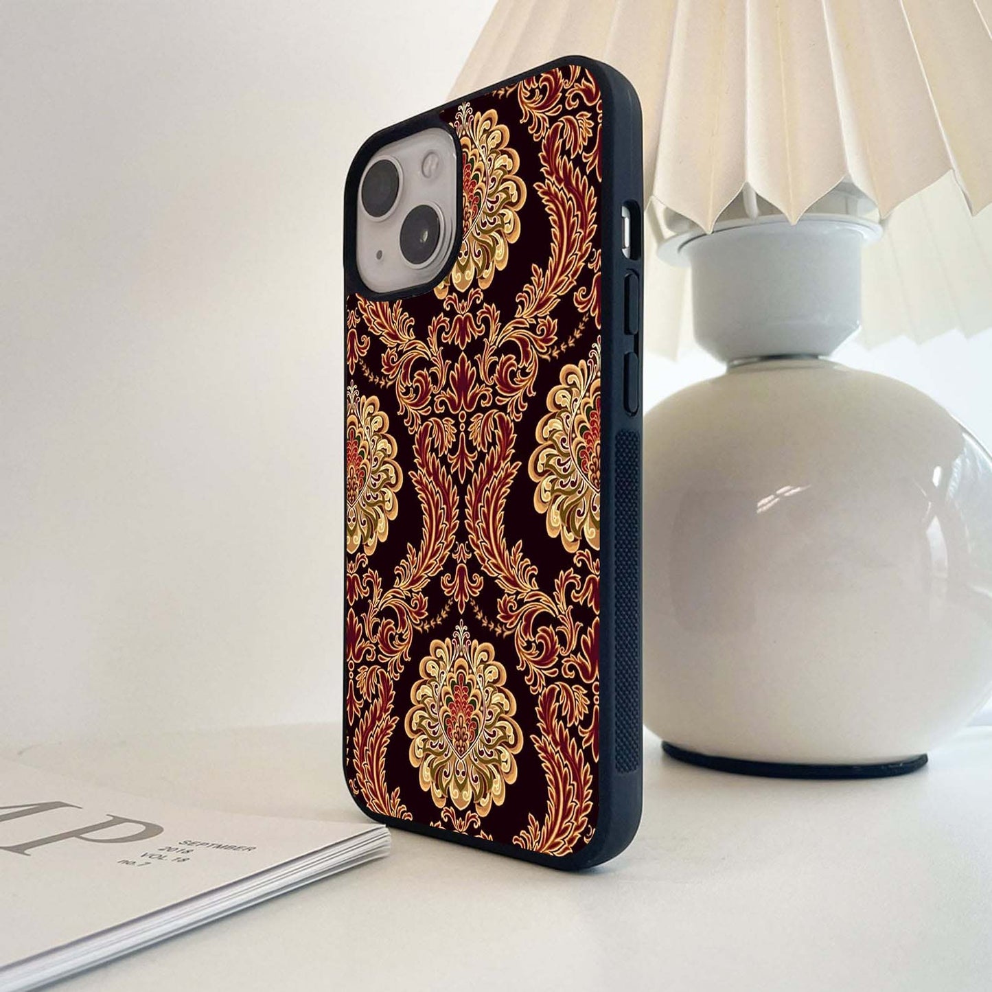 Regal Damask Heritage Glass Case