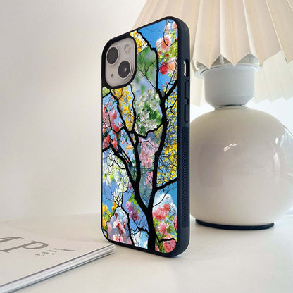 Blooming Mosaic Dreams Glass Case