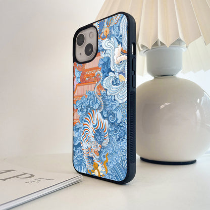 Mystic White Guardian Glass Case