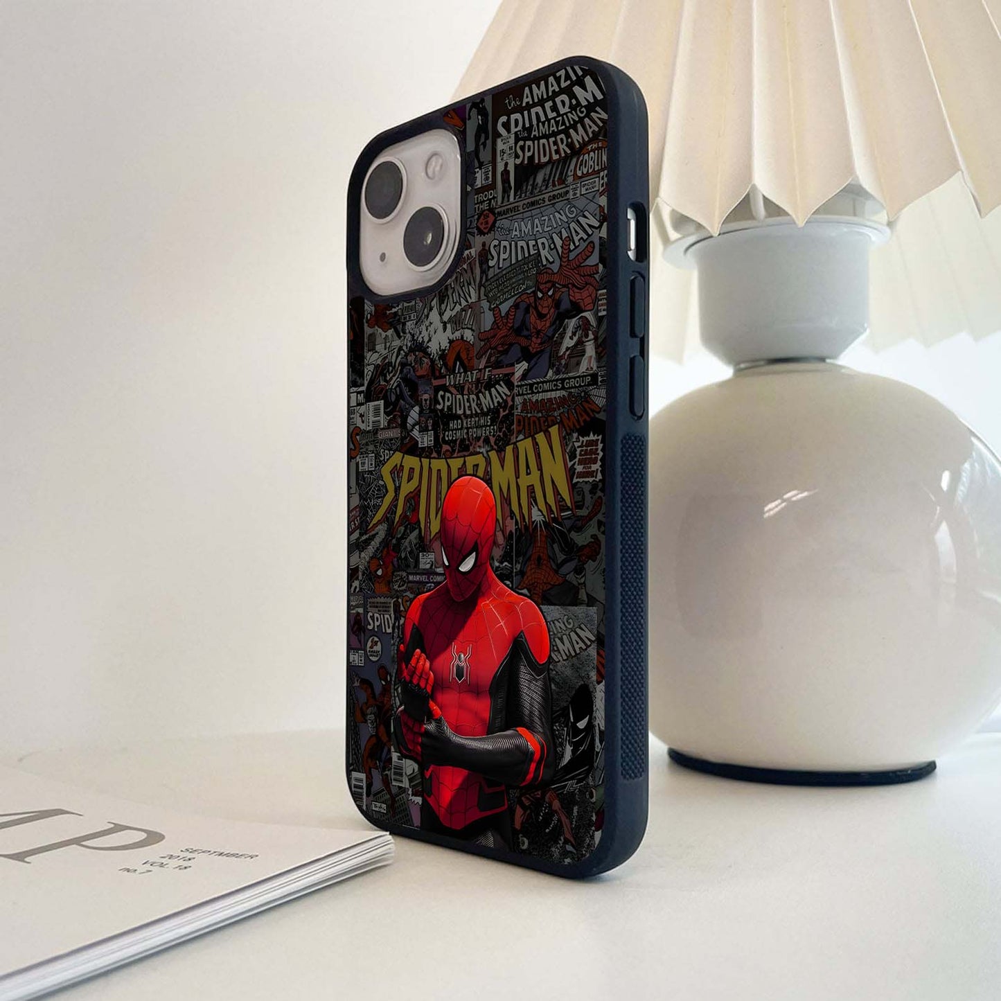Spiderman City Swing Glass Case