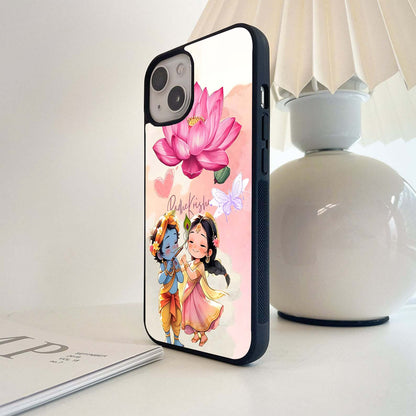 Krishna Blossom Love Glass Case