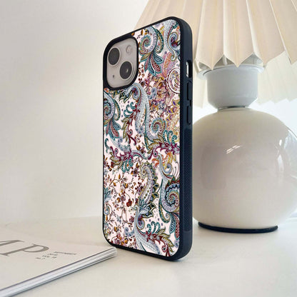 Blush Paisley Dreams Glass Case