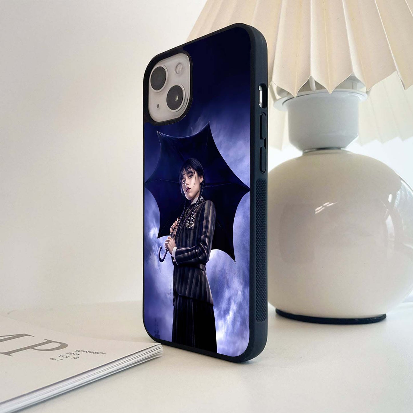 Wednesday Addams Vibes Glass Case