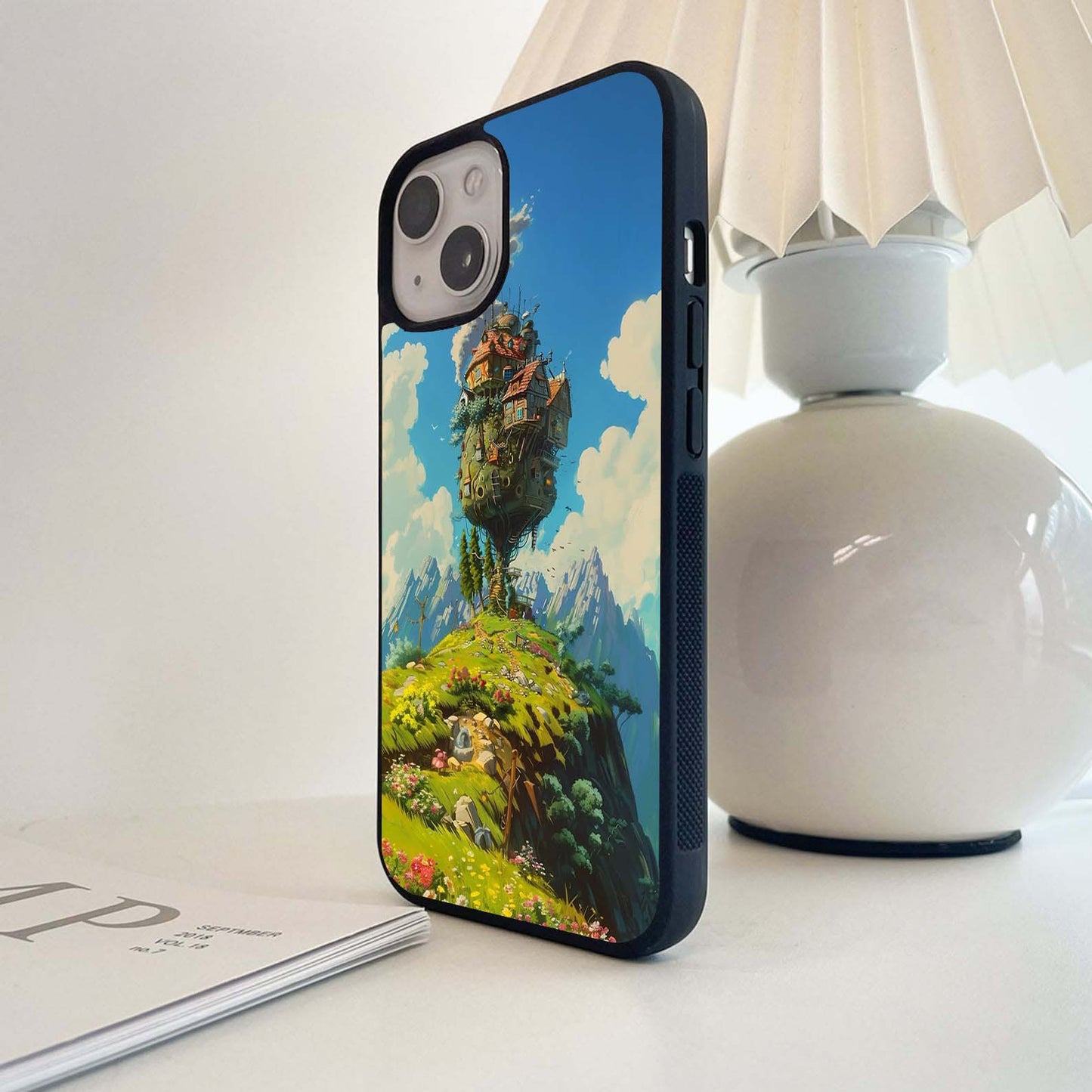 Floating Castle Dreams Glass Case