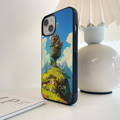 Floating Castle Dreams Glass Case