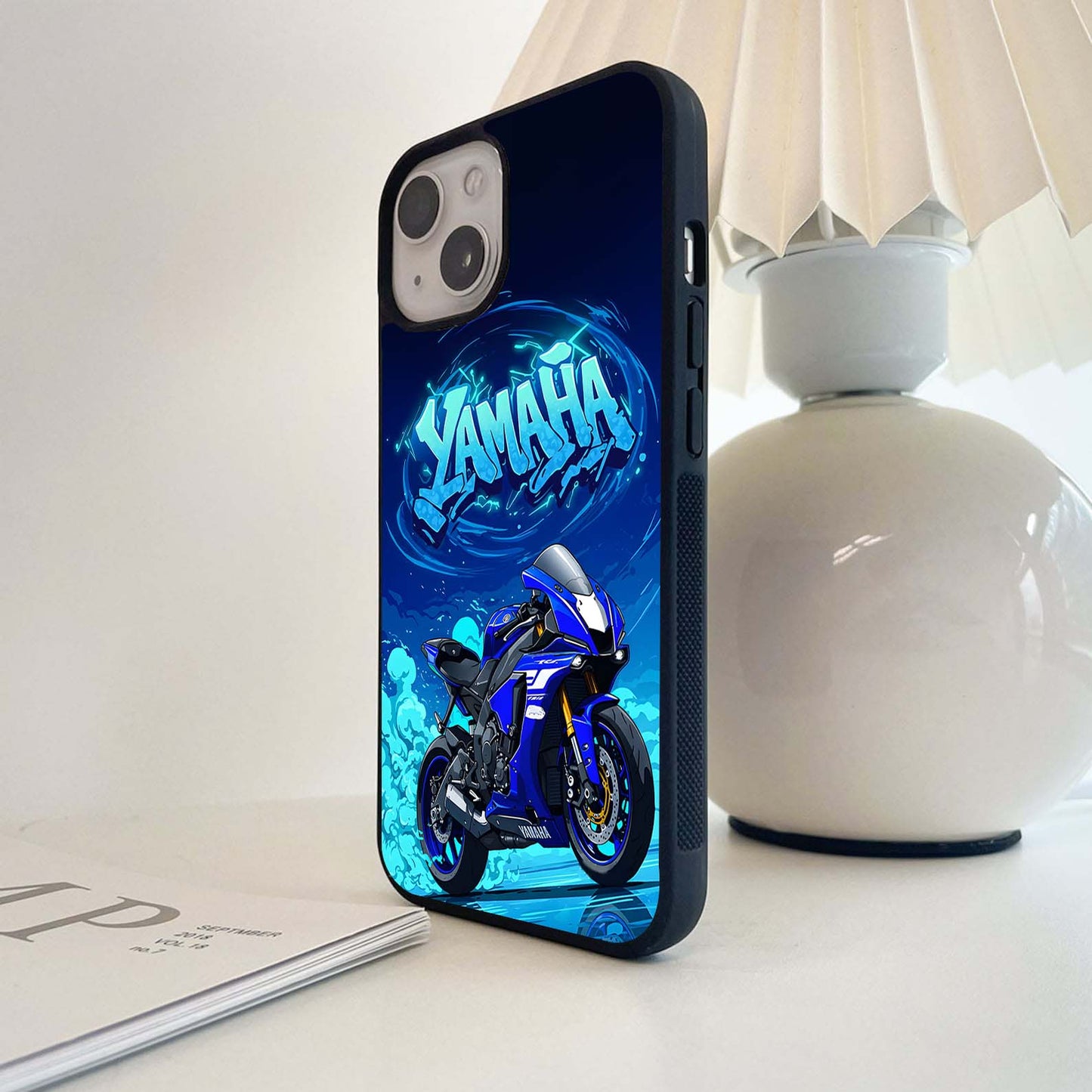 Yamaha Blue Storm Glass Case