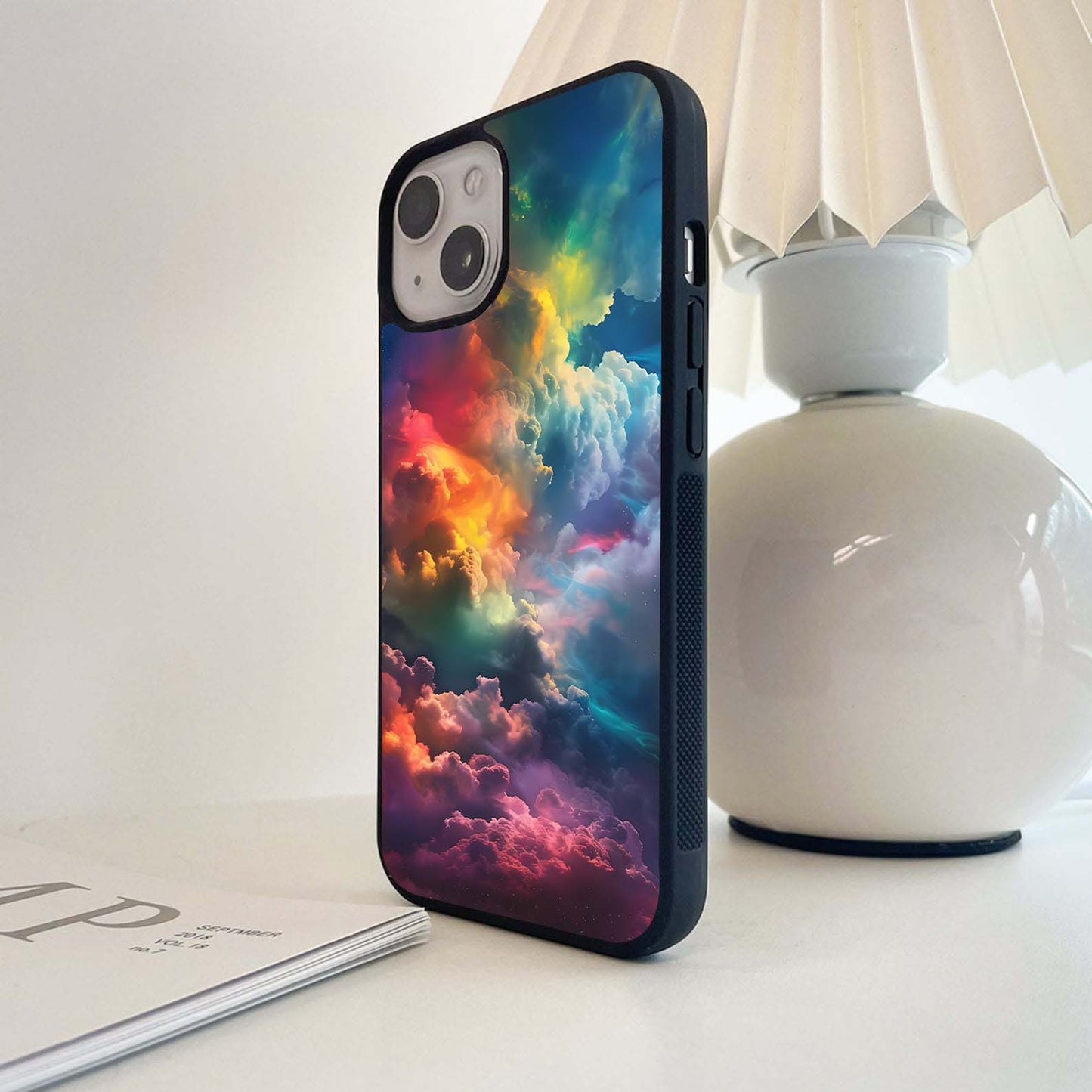 Pastel Sky Whispers Glass Case