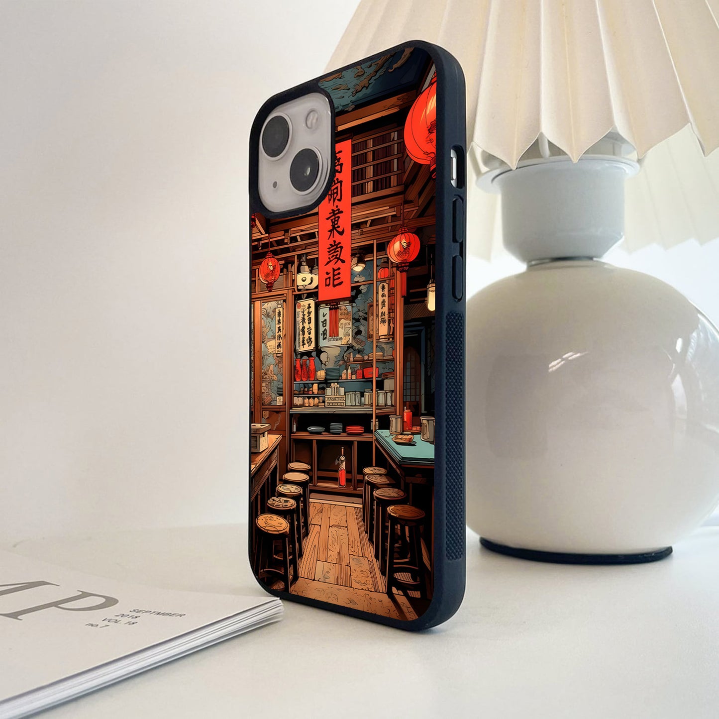 Lantern Ramen House Glass Case