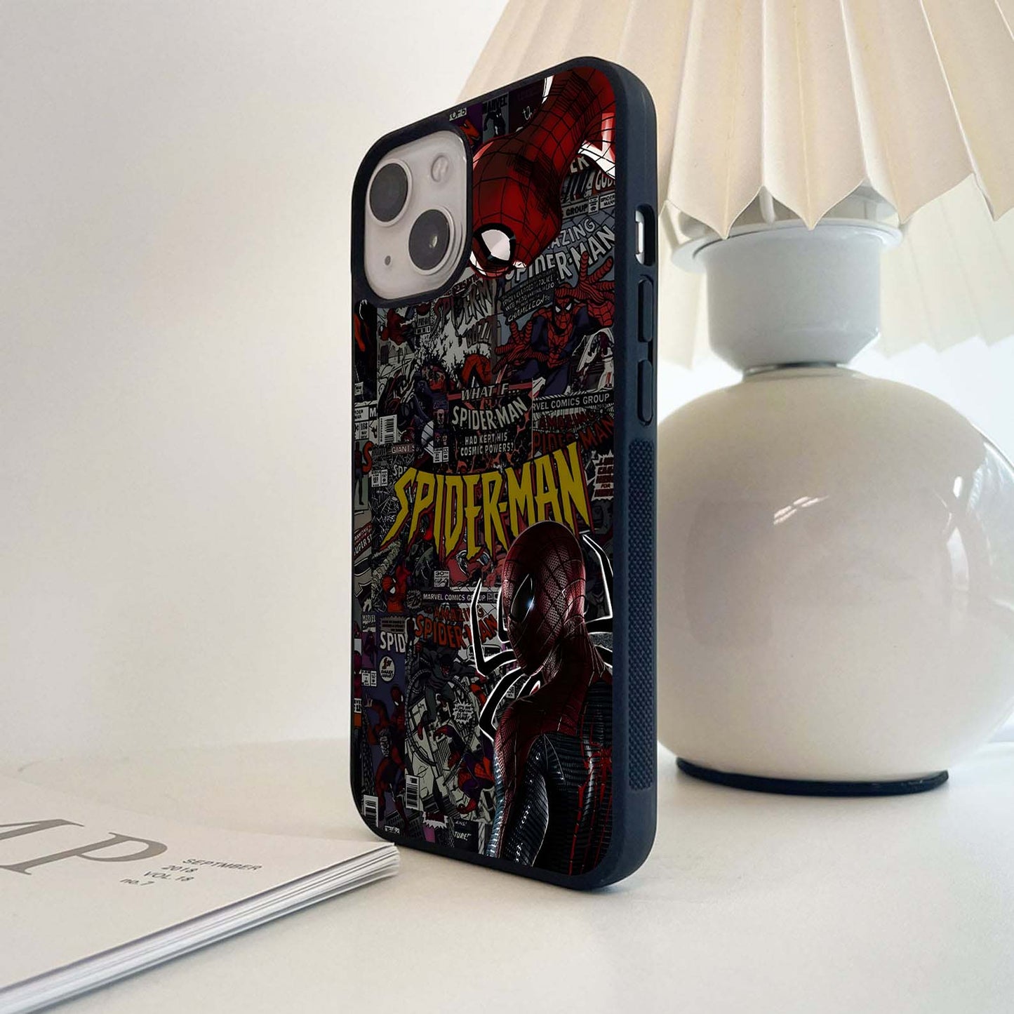 Spiderman Comic Storm Glass Case