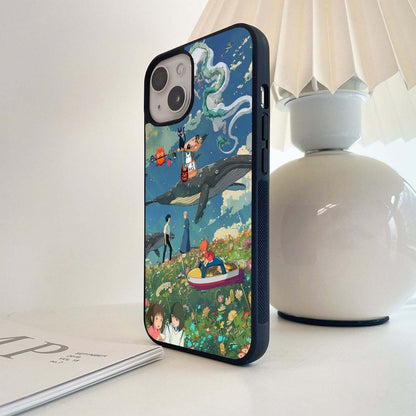 Ghibli Fantasy World Glass Case