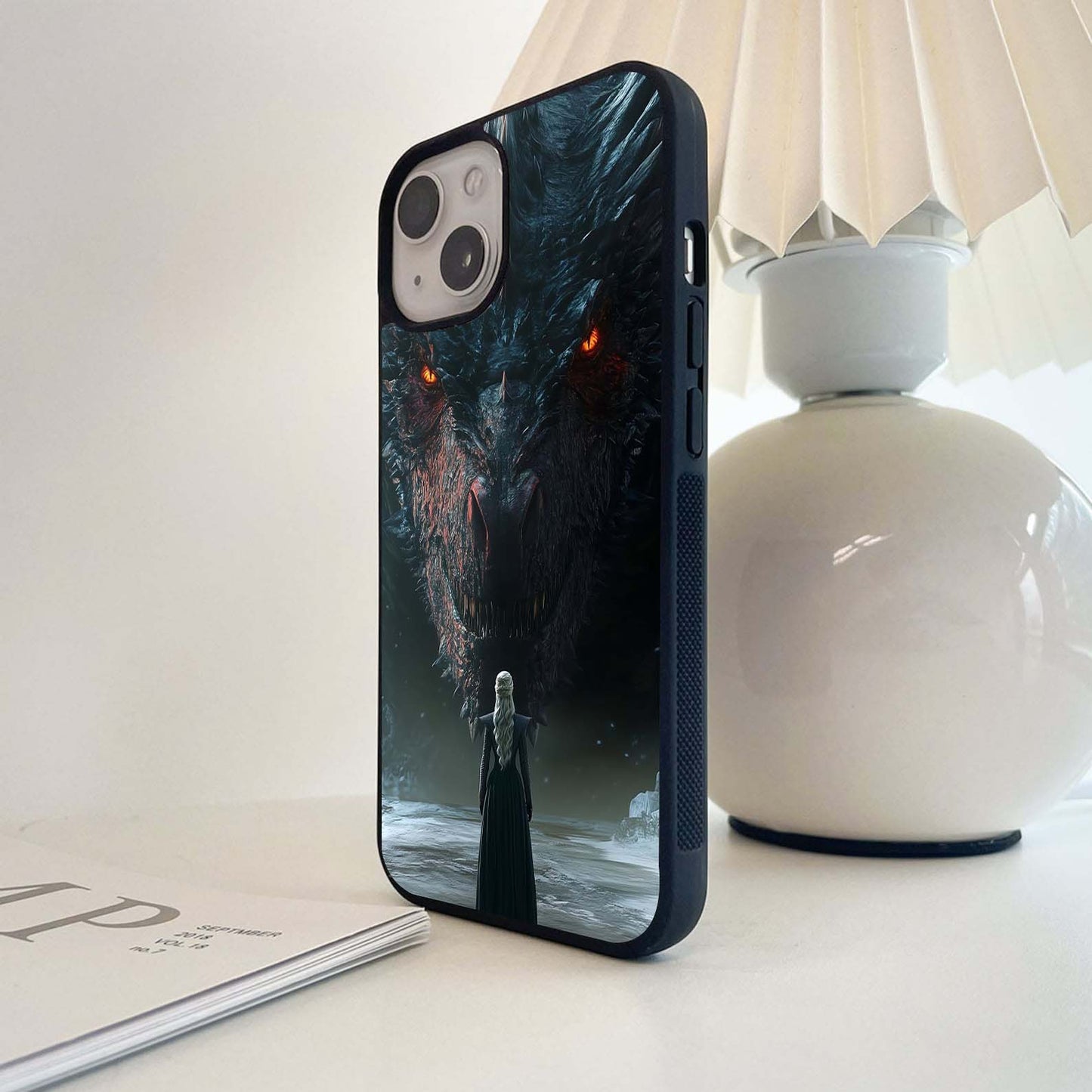 Dragon Queen Thrones Glass Case