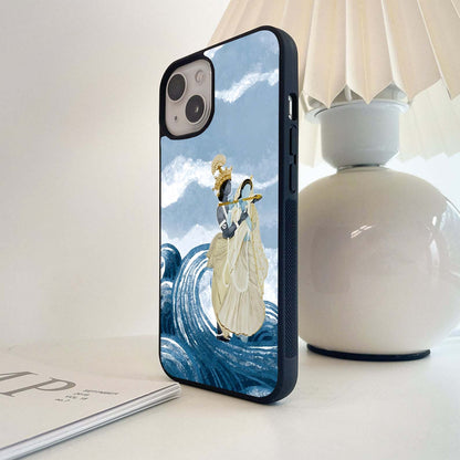 Krishna Ocean Melody Glass Case