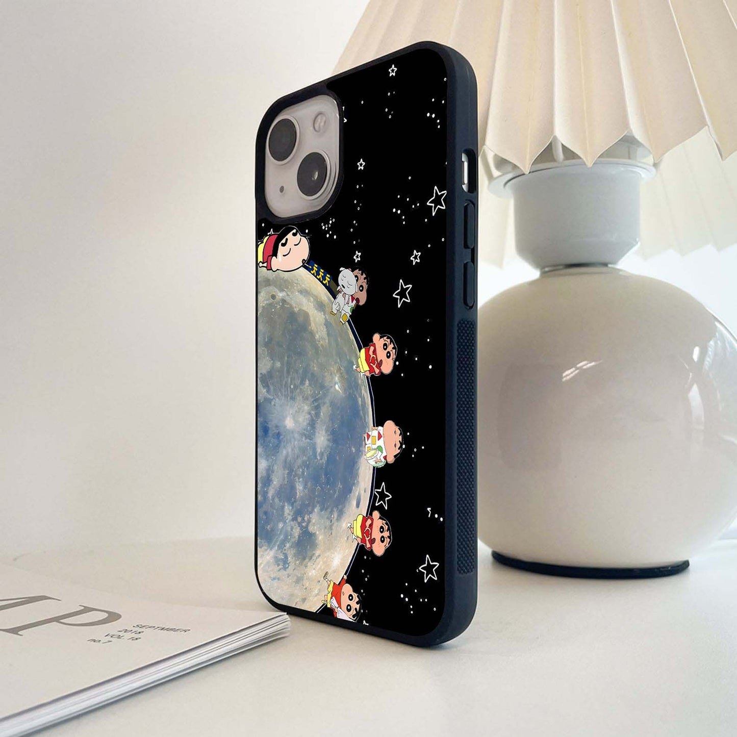 Shinchan Space Loop Glass Case