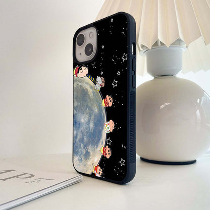 Shinchan Space Loop Glass Case