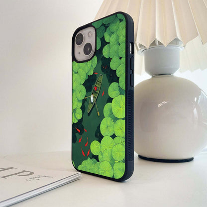 Lotus Lake Journey Glass Case