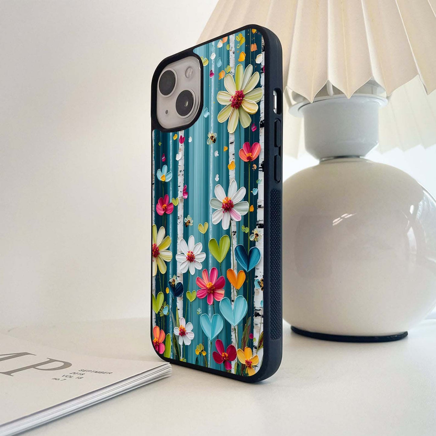 Bloom Heart Drift Glass Case