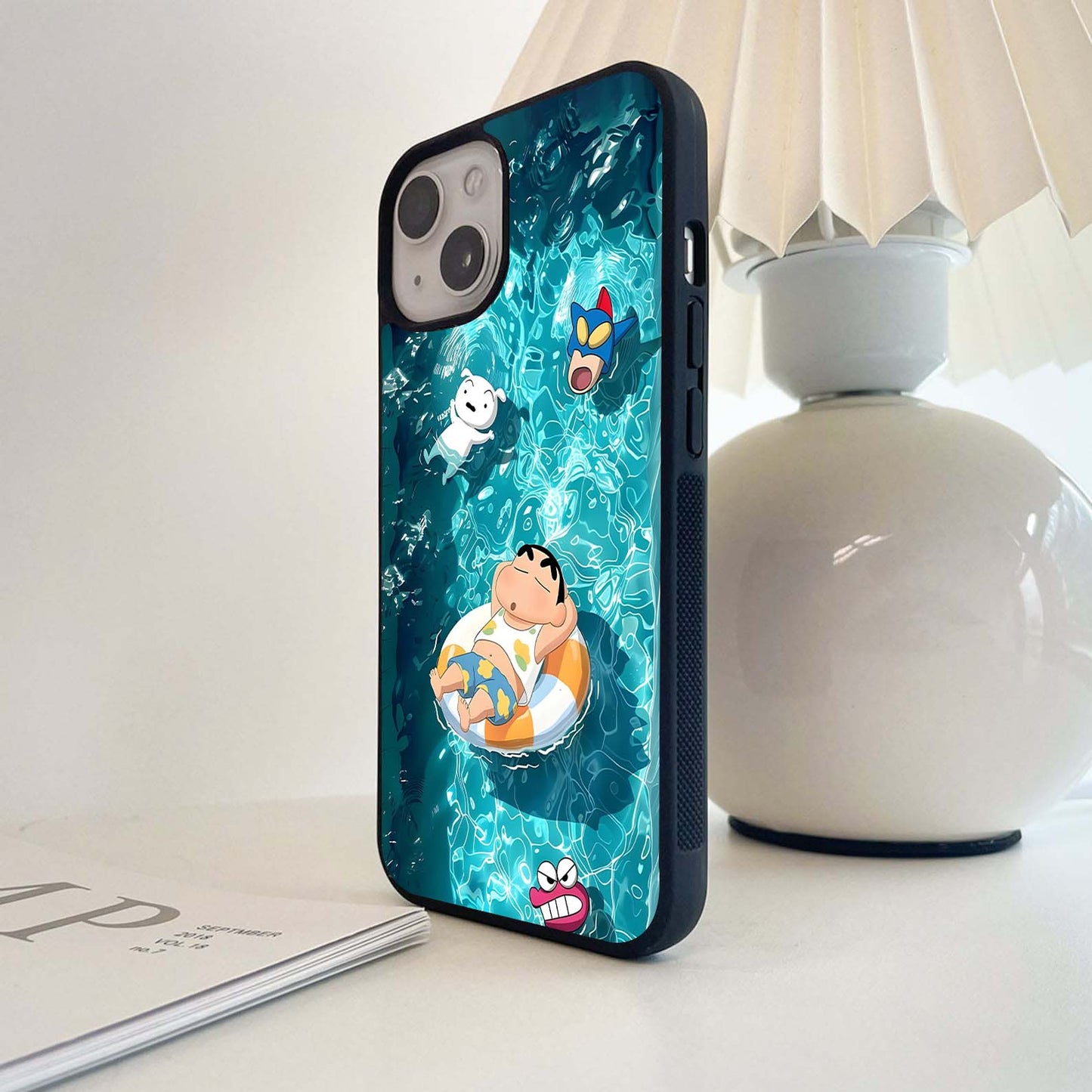 Shinchan Pool Chill Glass Case
