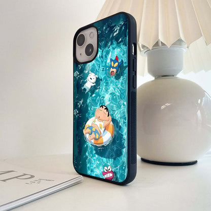 Shinchan Pool Chill Glass Case