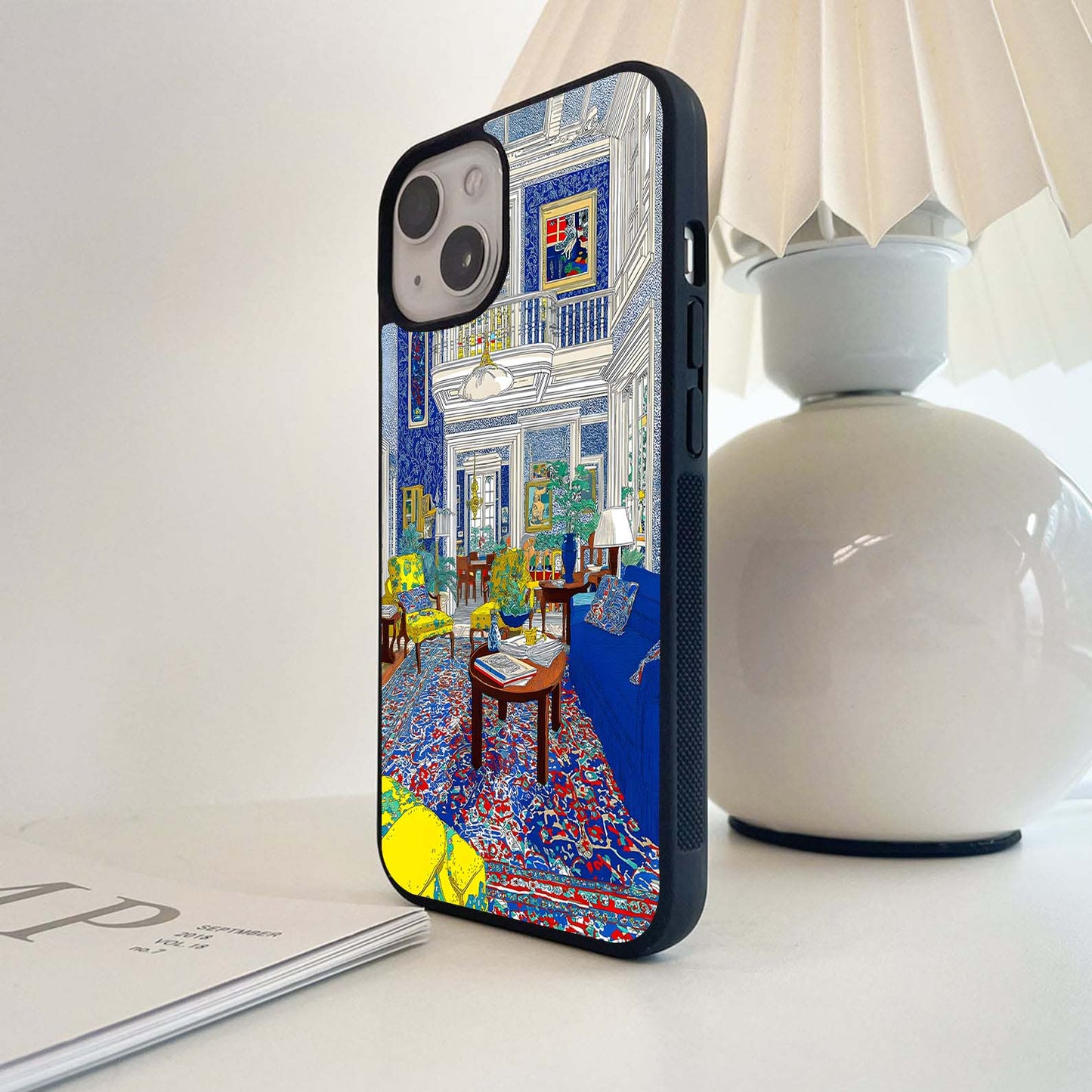 Royal Blue Haven Glass Case