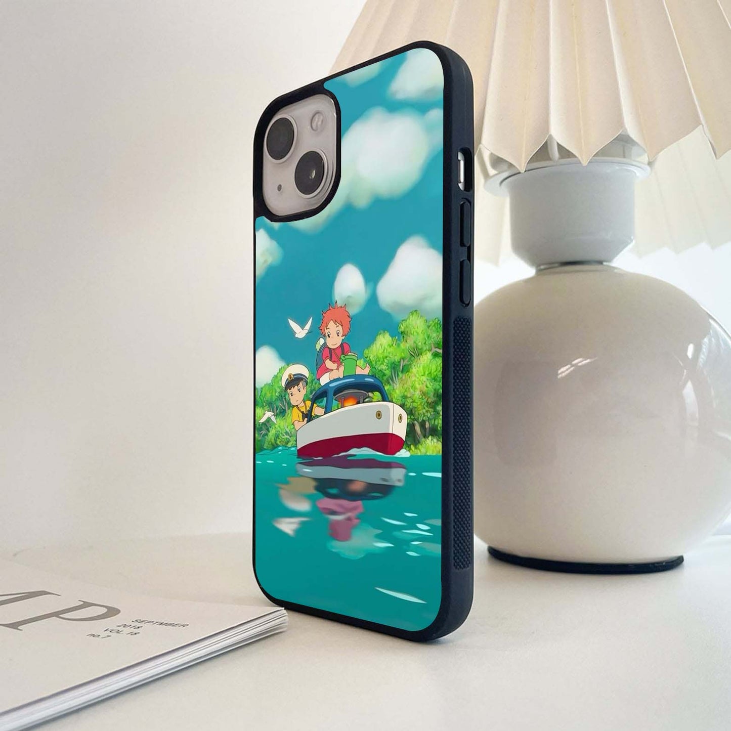 Ponyo River Escape Glass Case