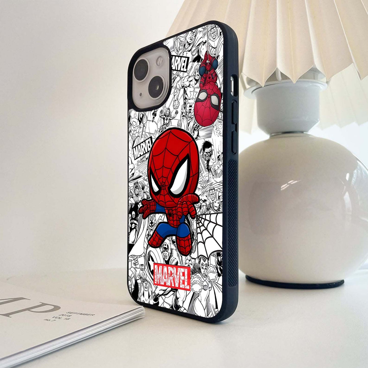 Spiderman Mini Hero Glass Case