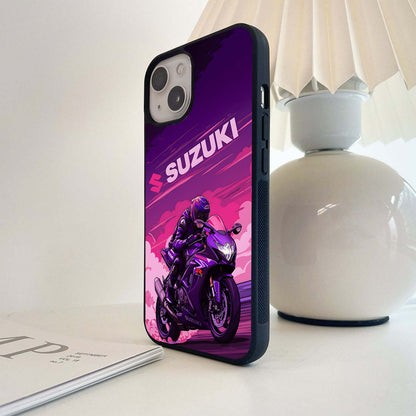 Suzuki Purple Velocity Glass Case