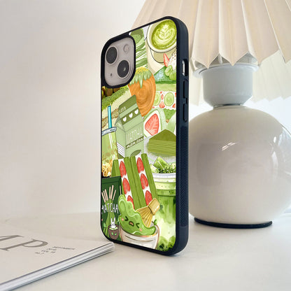 Sweet Matcha Paradise Glass Case