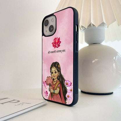 Radha Pink Blossom Glass Case