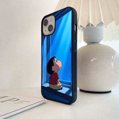 Shinchan Quiet Night Glass Case