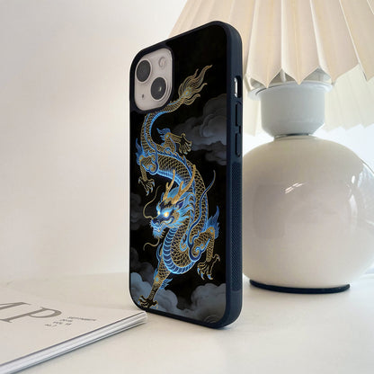 Azure Dragon Majesty Glass Case