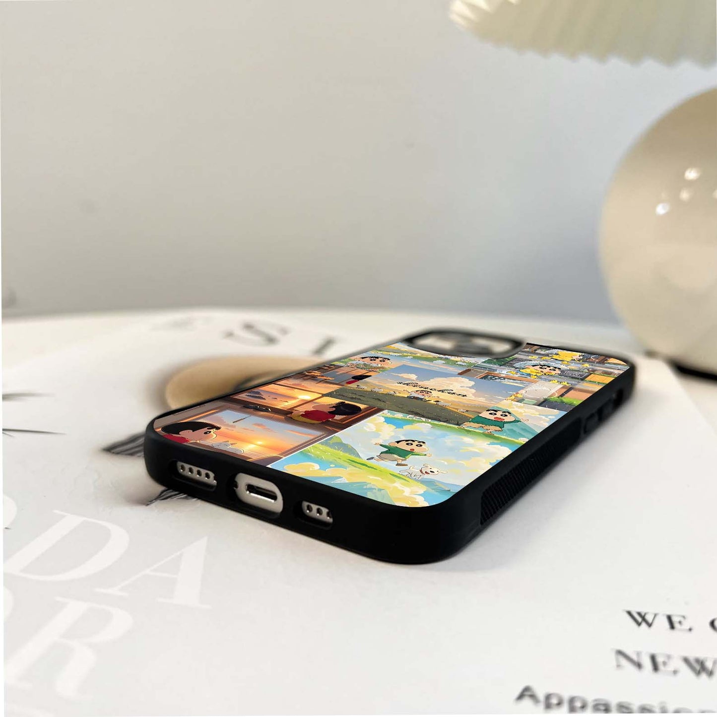 Shinchan Soft Journey Glass Case