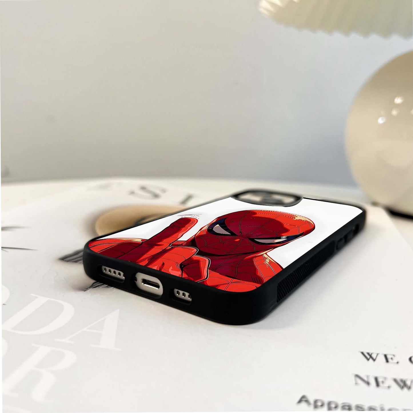 Spiderman Savage Mood Glass Case