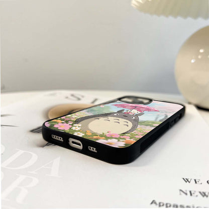 Hello Totoro Blossoms Glass Case