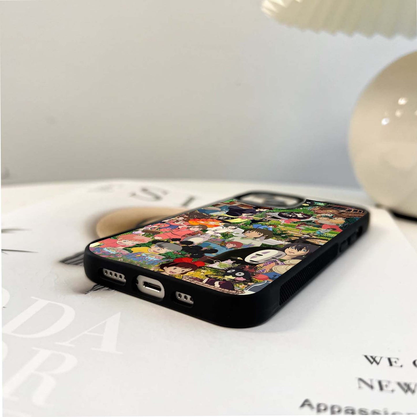 Spirited Away Collage Glass Case