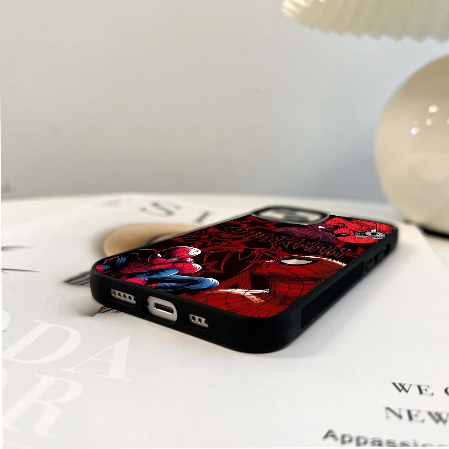 Spiderman Web Chaos Glass Case