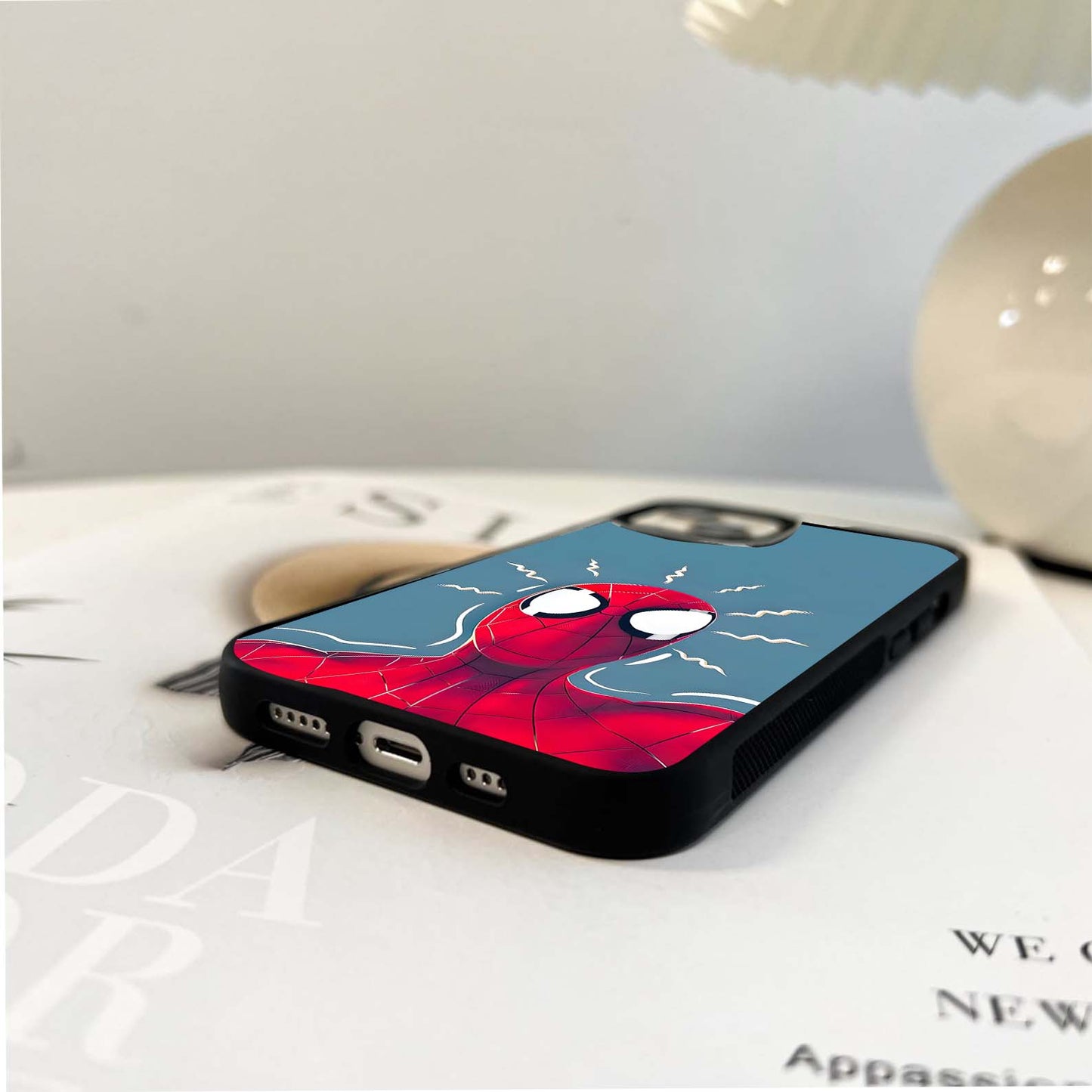 Spiderman Web Legend Glass Case