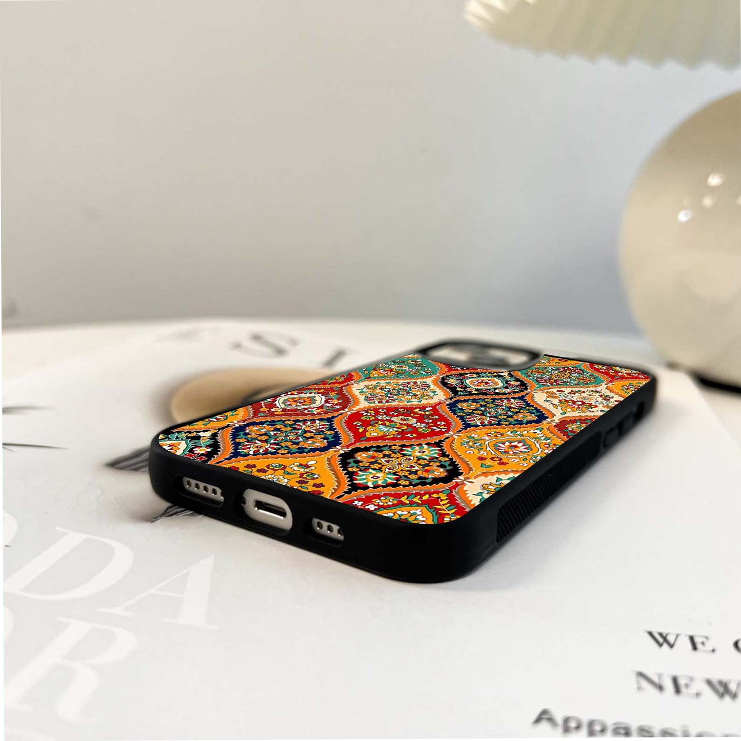 Sunset Mosaic Charm Glass Case