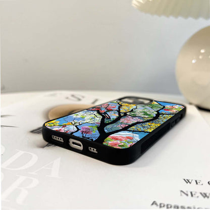 Blooming Mosaic Dreams Glass Case