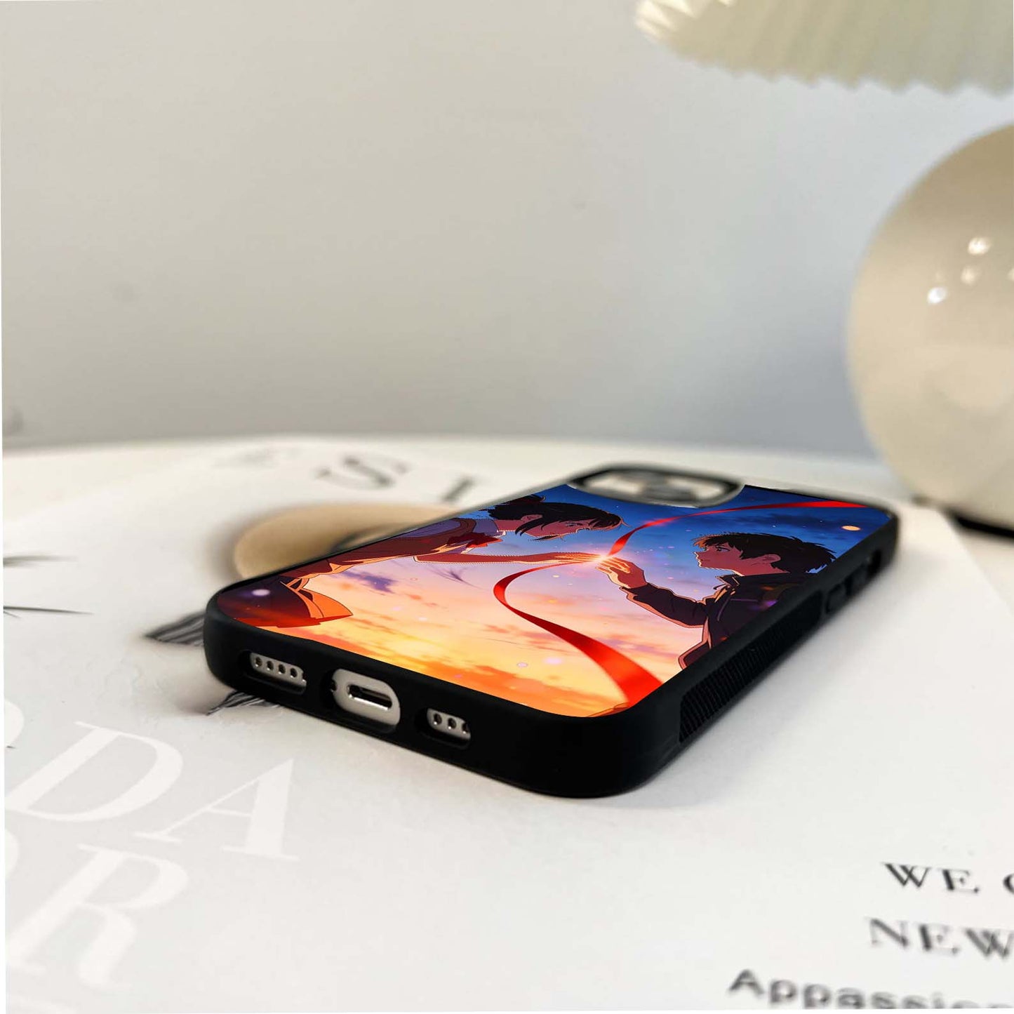 Red Thread Destiny Glass Case