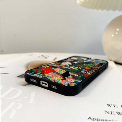 Festive Cozy Corner Glass Case