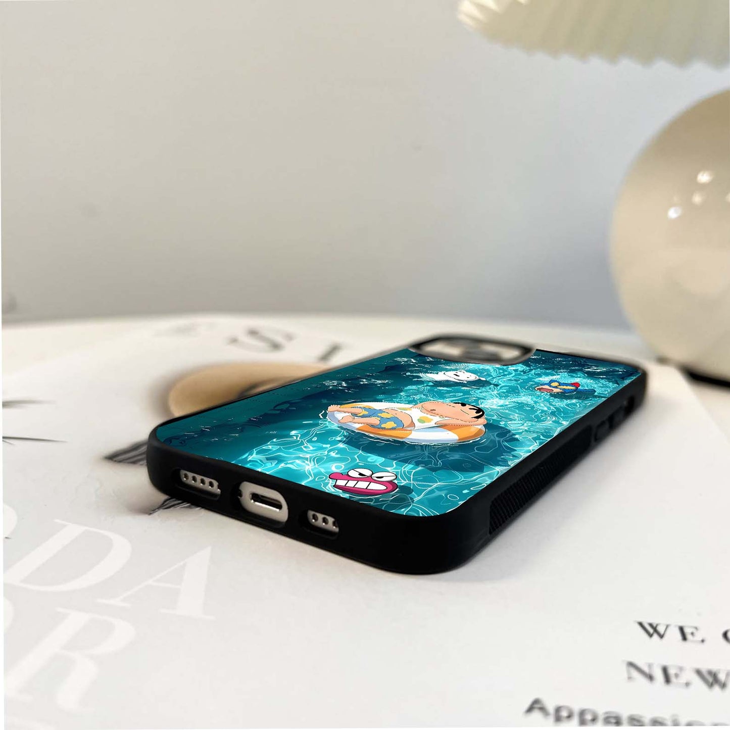 Shinchan Pool Chill Glass Case