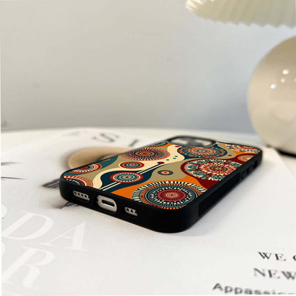Colorful Ethnic Pattern Glass Case